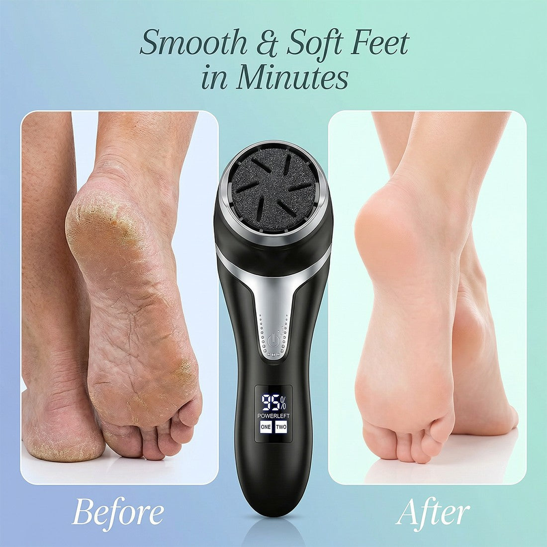 smooth & soft feet in minutes