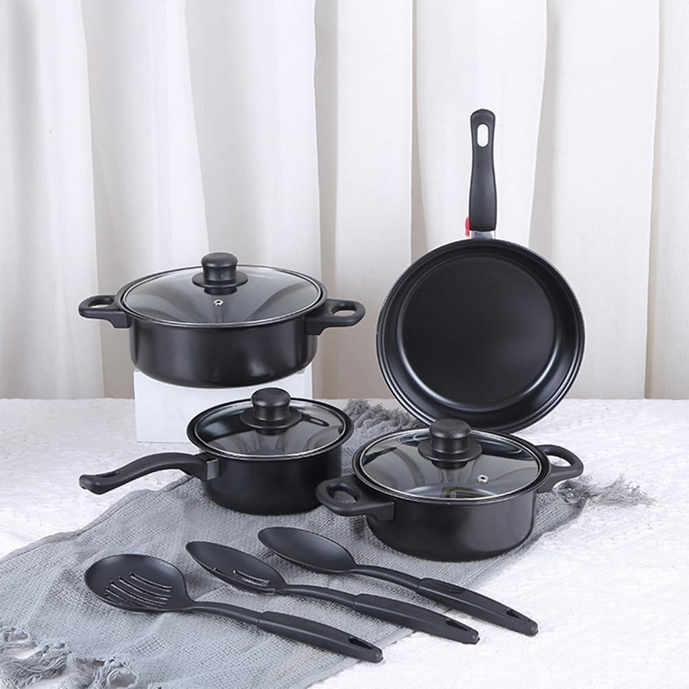 13-Piece Non-Stick Cookware Set – Pots, Pan & Kitchen Utensils Set with Lids | Durable Cooking Set