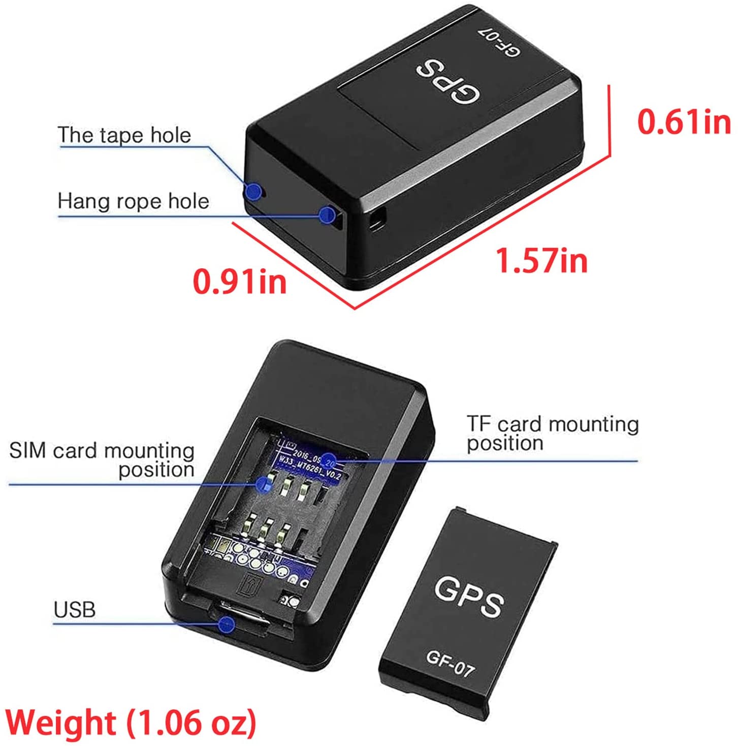 Real-Time GPS Tracker for Car, Bike & Pets – Mini Smart Tracking Device (No Subscription UK)
