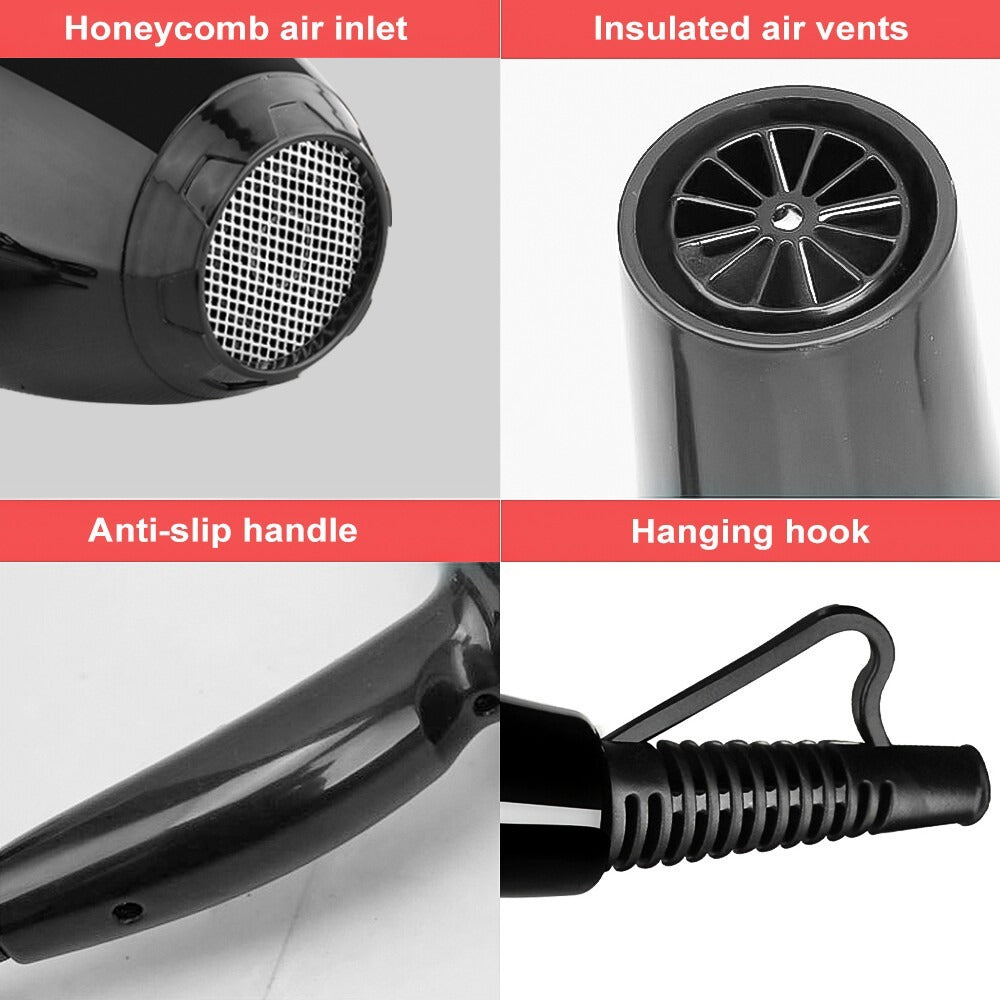 Professional Hair Dryer Fast Drying Ionic Hairdryer With Diffuser Hairdrye UK