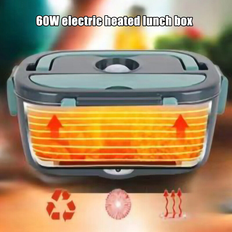 2-in-1 Electric Heated Lunch Box for Car & Home