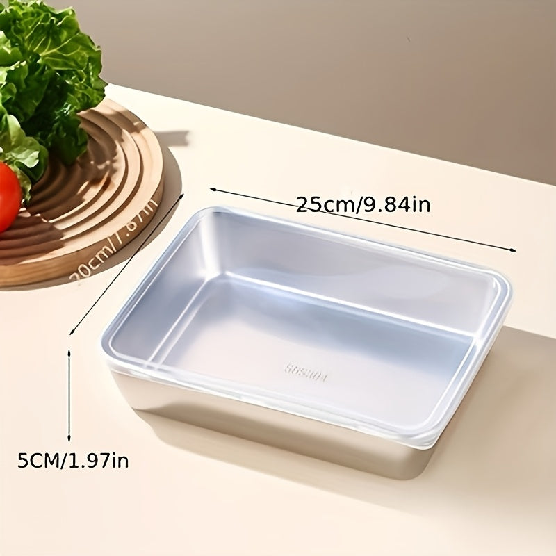 Stainless Steel Sealed Food Storage Box – Airtight Container for Grains, Dried Fruits & Kitchen Storage