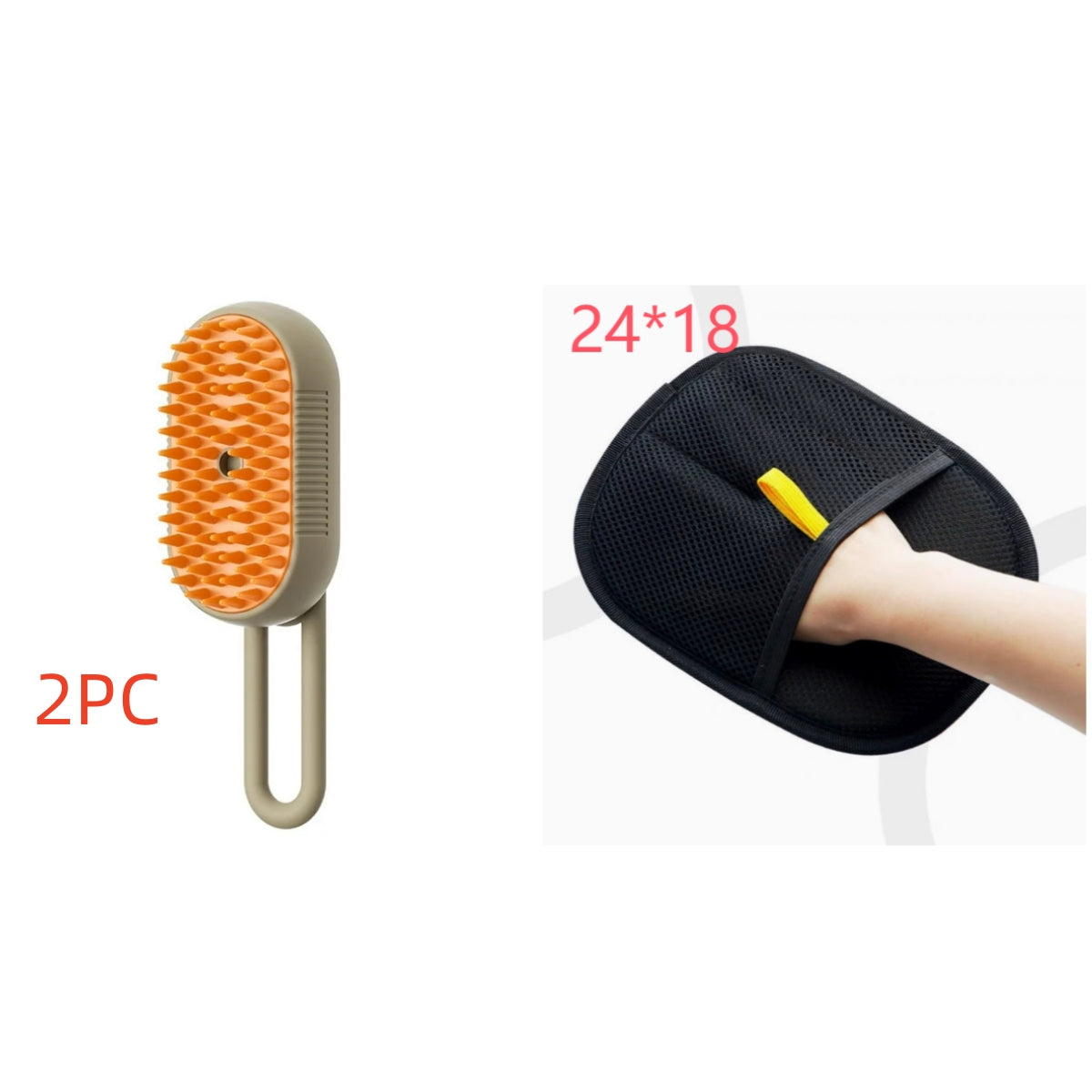 Cat Steam Brush Steamy Dog Brush 3 In 1 Electric Spray Cat Hair Brushes