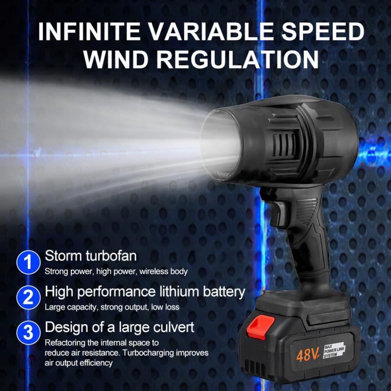 Cordless Air Blower | Portable Turbo Electric Air Duster