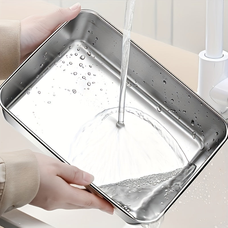 Stainless Steel Sealed Food Storage Box – Airtight Container for Grains, Dried Fruits & Kitchen Storage